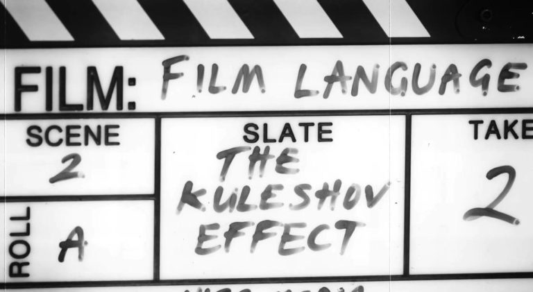 clapperboard Kuleshov effect